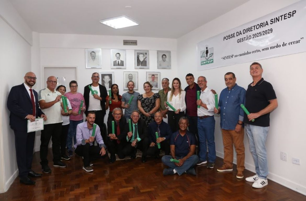 Lema “SINTESP no caminho certo, sem Medo de Errar” comandou posse da nova diretoria