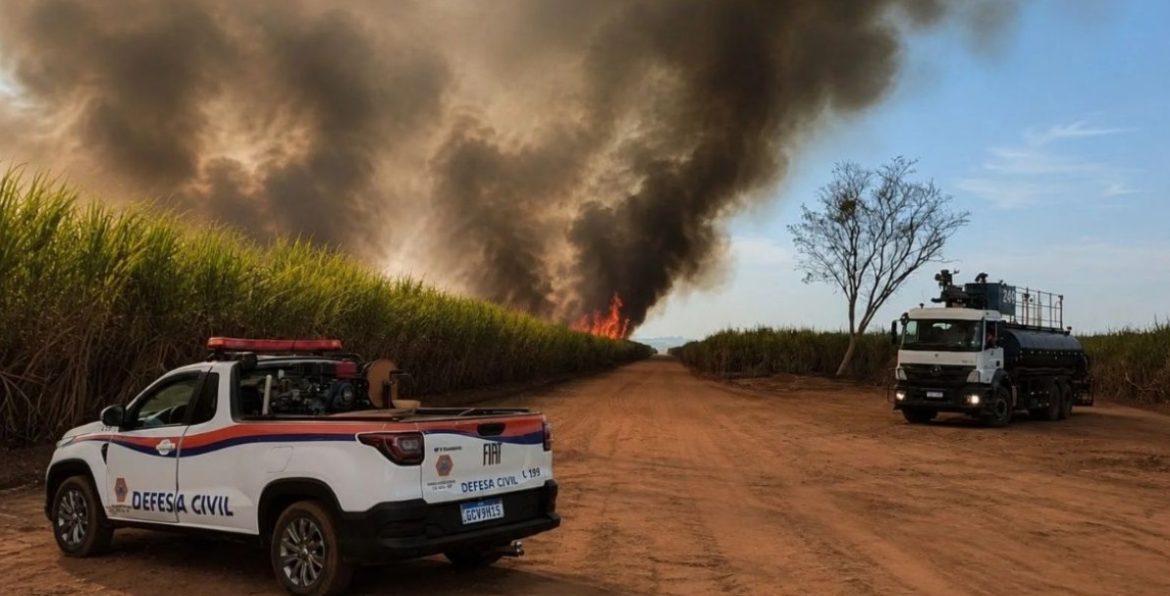 Fenômeno do 'quatro-trinta' acende alerta máximo para risco de incêndios no campo - Caderno Incêndio