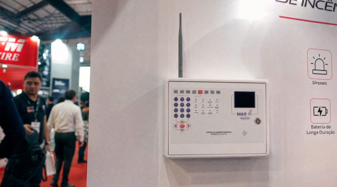 Segurimax leva tecnologia LoRA à FISP + Fire Show 2026, no São Paulo Expo - Caderno Incêndio